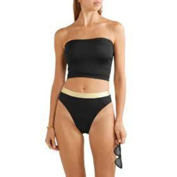 Solid & Striped Bella High Rise Bikini Bottom - Picture 2 of 5